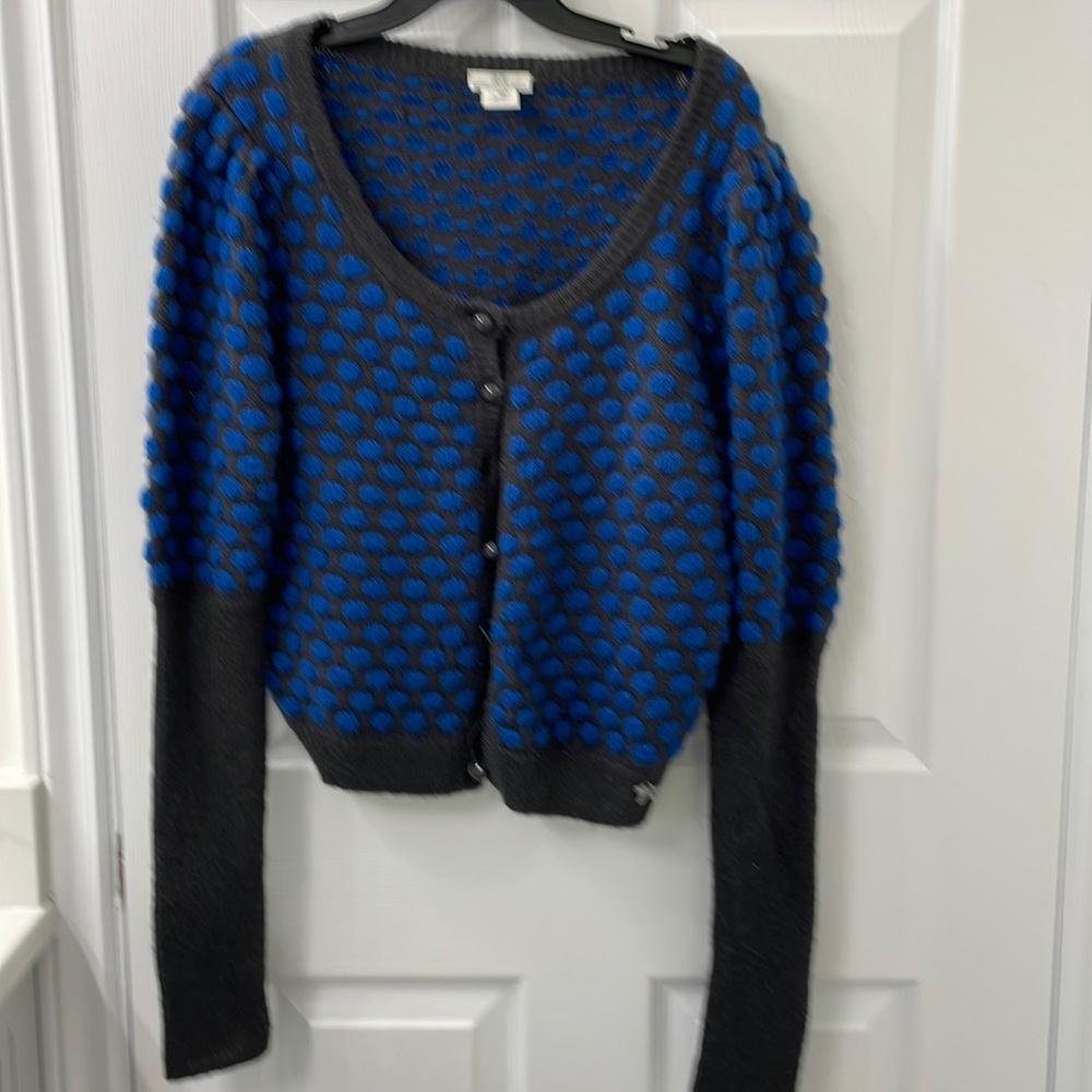 DEPT cardigan - acrylic/mohair - purchased at high end store